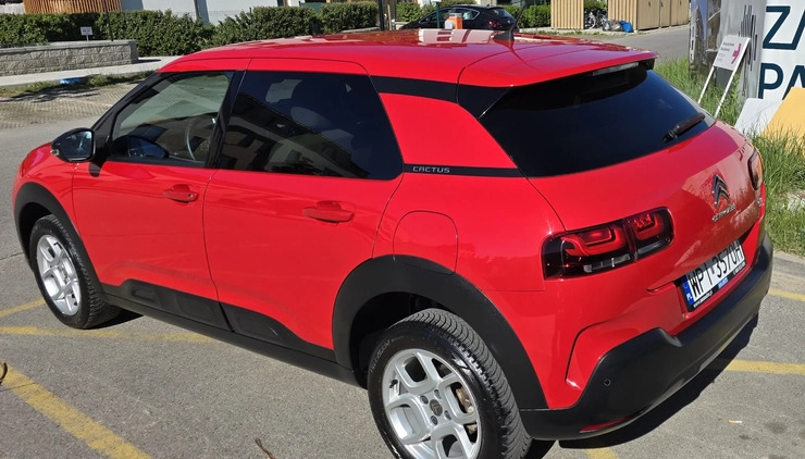 Citroen C4 Cactus cena 57000 przebieg: 57000, rok produkcji 2018 z Sobótka małe 121